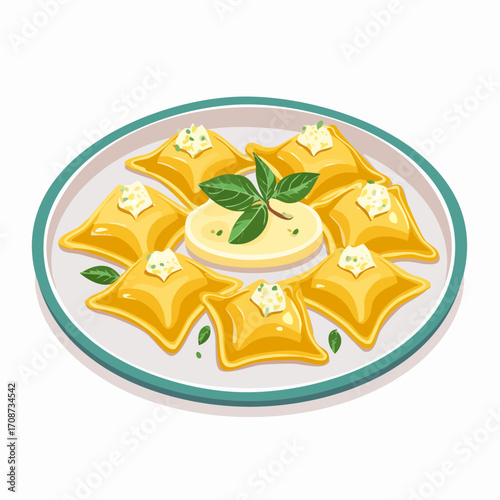 Ravioli mit Salbeibutter
