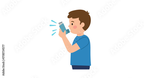 Asthma Inhaler Use A Boy's Guide to Respiratory Health and Proper Inhaler Technique
