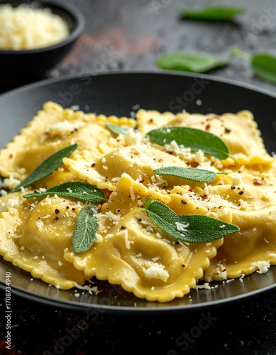 Ravioli mit Salbeibutter