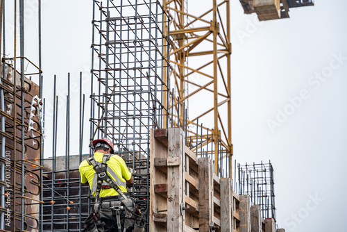 Worker on a Construction Site