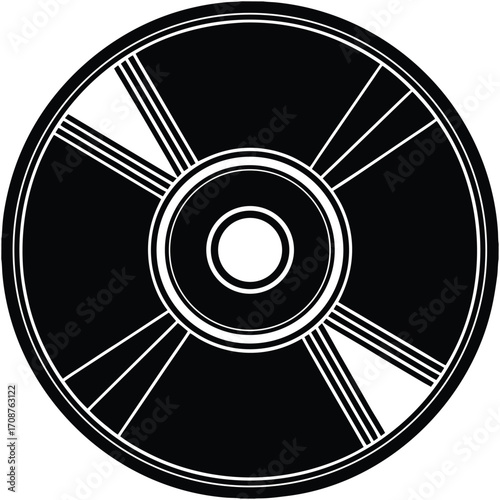 cd disc vector icon