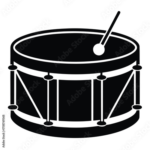 snare drum vector icon