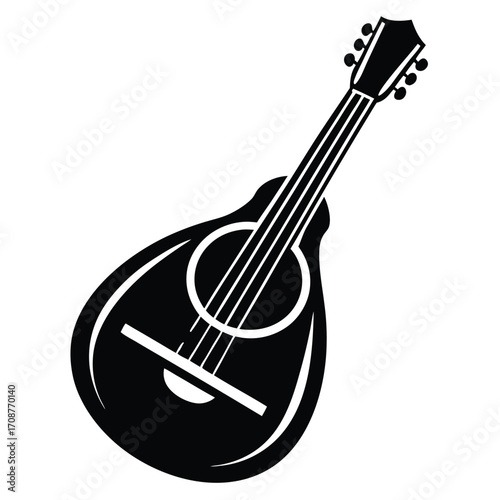 mandolin vector icon