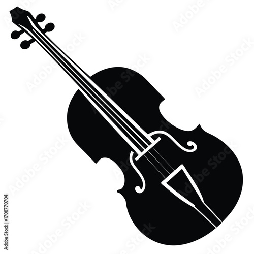 violin vector icon
