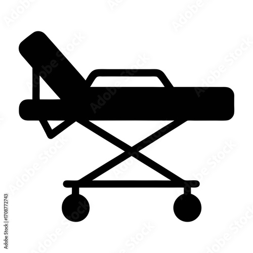 Medical transport stretcher emergency gurney hospital bed patient trolley healthcare equipment cart for sick