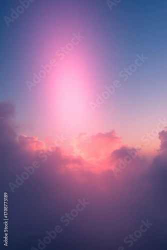 sunrise in the sky