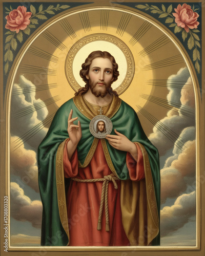 Saint Jude Thaddeus, devotional holy card