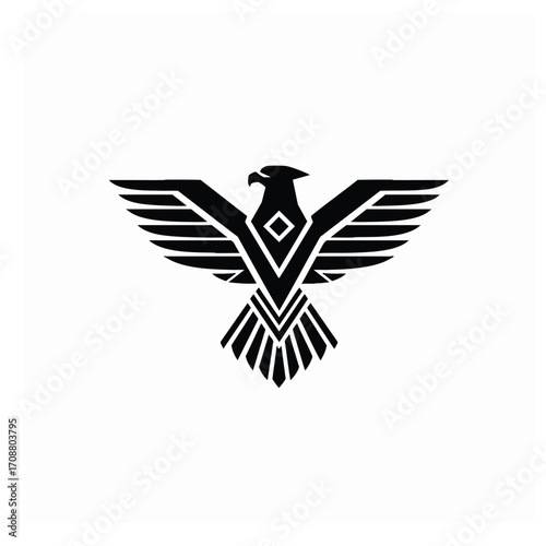 Eagle Vector EPS – Soaring High Silhouette