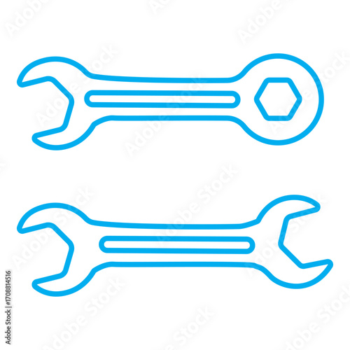 Repair icon Symbol concept for web design.simple line vector icon. logo illustration.
