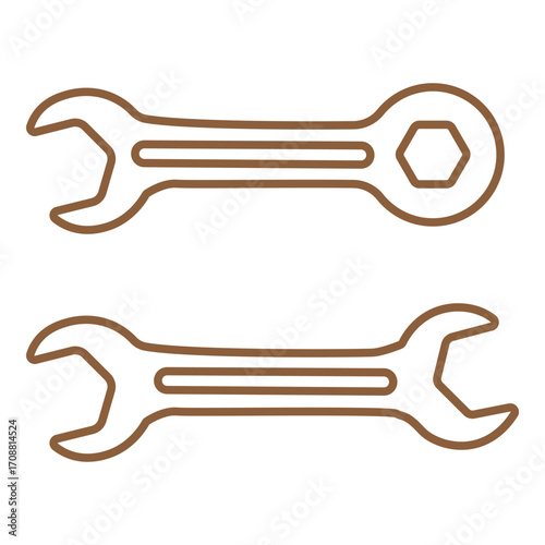 Repair icon Symbol concept for web design.simple line vector icon. logo illustration.