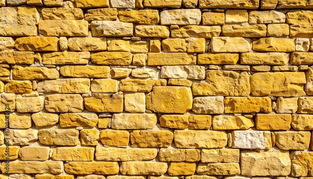 Obraz premium Golden brick wall texture