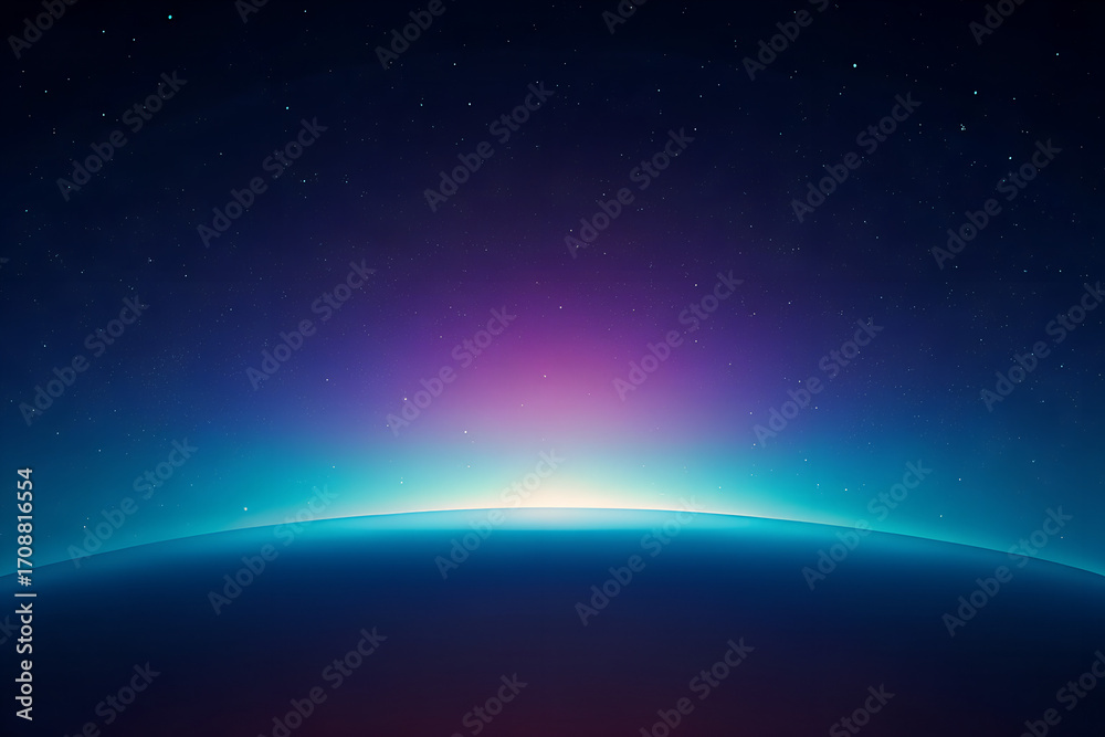 Obraz premium Dark To Light Gradient Black Navy Cyan Smooth Background JPG Photo