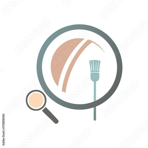 Magnifying glass and fork icon representing food search and discovery