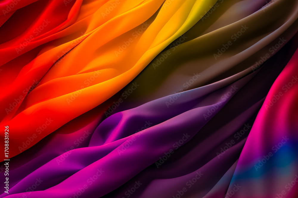 Obraz premium colorful silk textured fabric surface