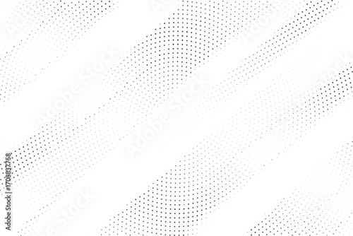 Abstract halftone black dot wave pattern background with gradient optical design useful for poster flyer banner wallpaper digital art and modern graphic projects