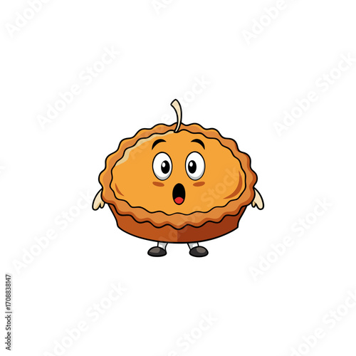 a surprised mince pie looking delicious  