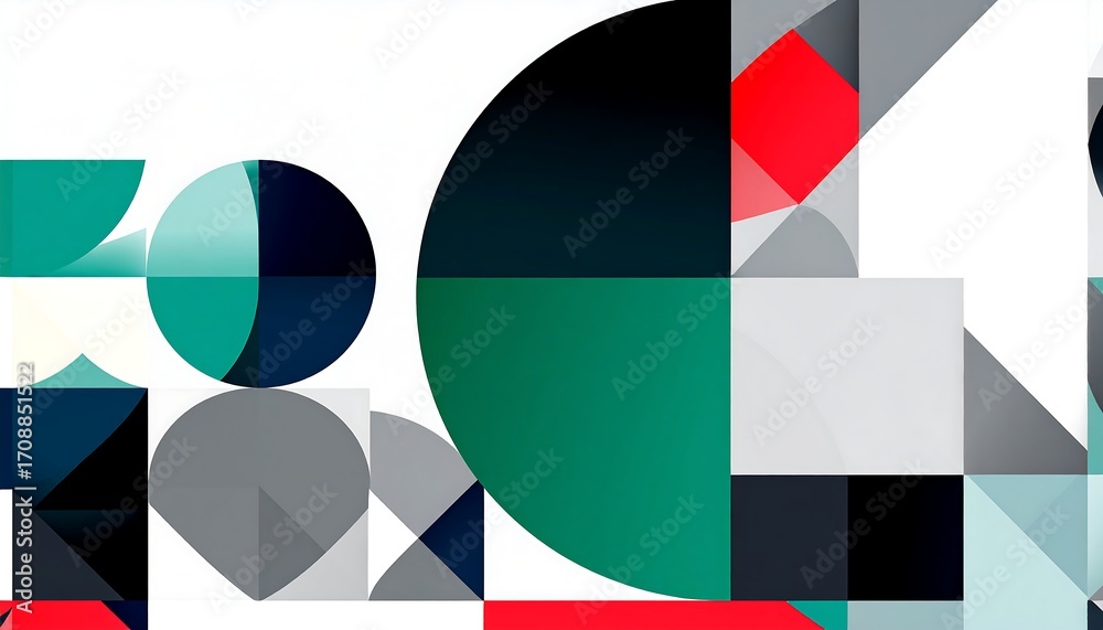 Obraz premium Abstract geometric shapes