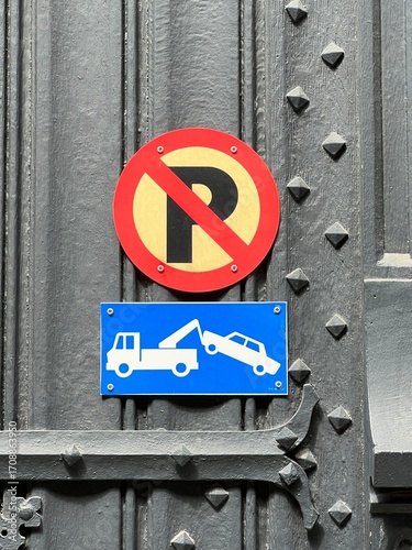 No parking sign