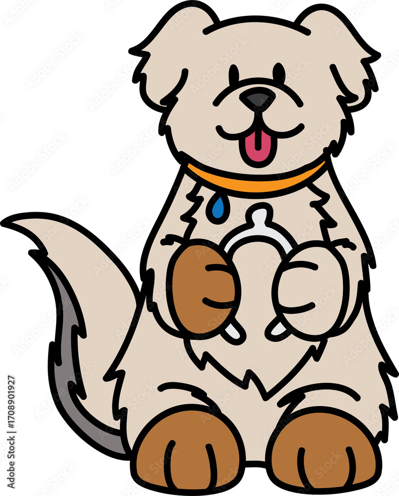 Obraz premium Thanksgiving Dogs Clip Art