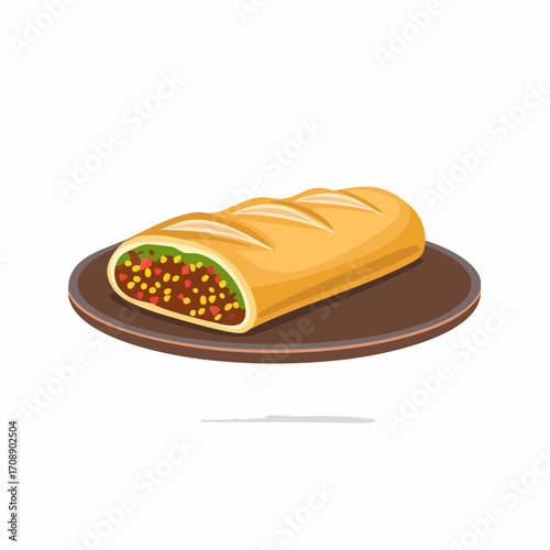 Pita sa mesom (Fleisch-Pita)