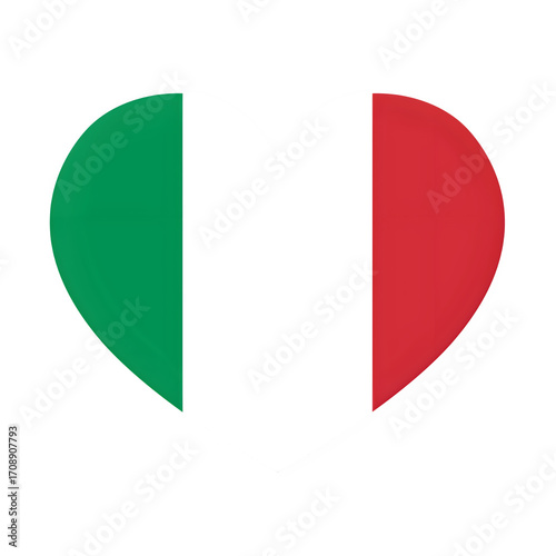 Heart Shaped Italy Flag Free Download Heart Shaped Italy Flag - GFXLoad
