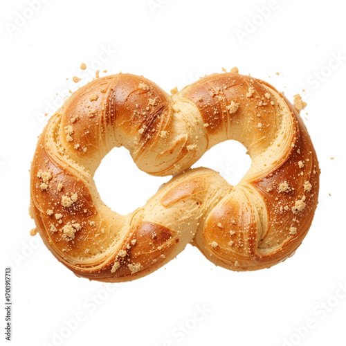 Illustration of fresh baked croissants