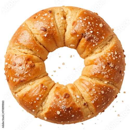 Illustration of fresh baked croissants