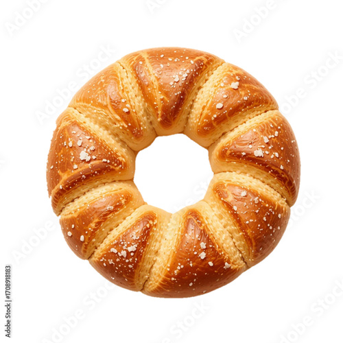 Illustration of fresh baked croissants