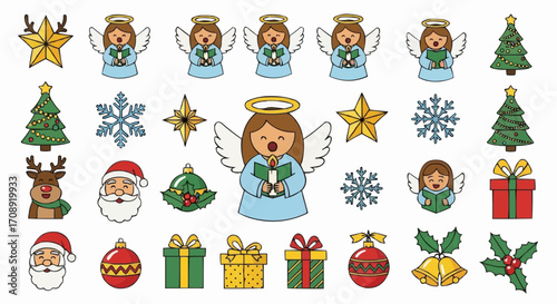 Christmas icon christmas clip art christmas decorations christmas elements christmas vector christmas illustration christmas art vector