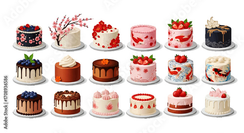 Cake Design A Collection of 20 Exquisite Mini Cake Designs