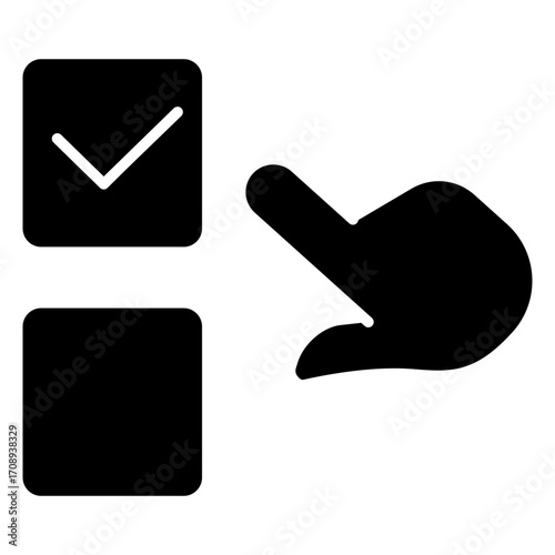 Voting Glyph Icon