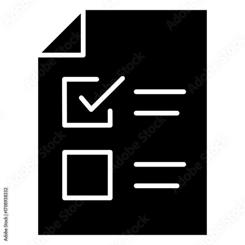 List Glyph Icon