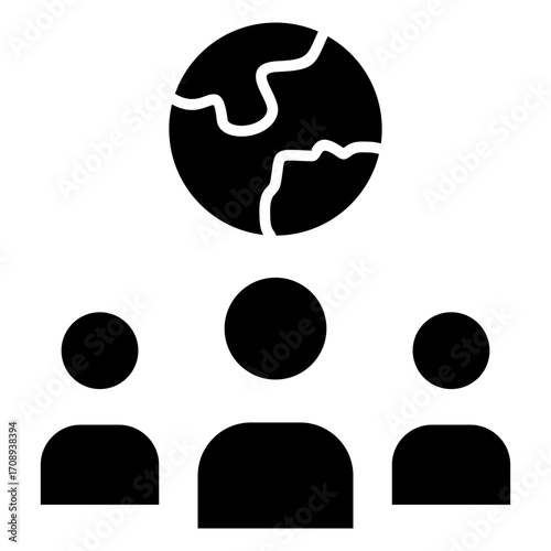 Citizen Glyph Icon