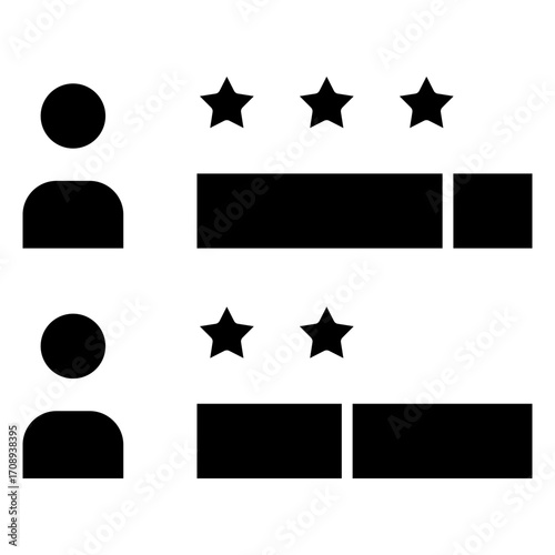 Ranking Glyph Icon