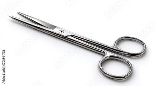 Surgical scissors closeup