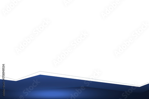 Blue and White Geometric Gradient Background for Tech Interfaces, Web Design, Business Presentation Scenarios