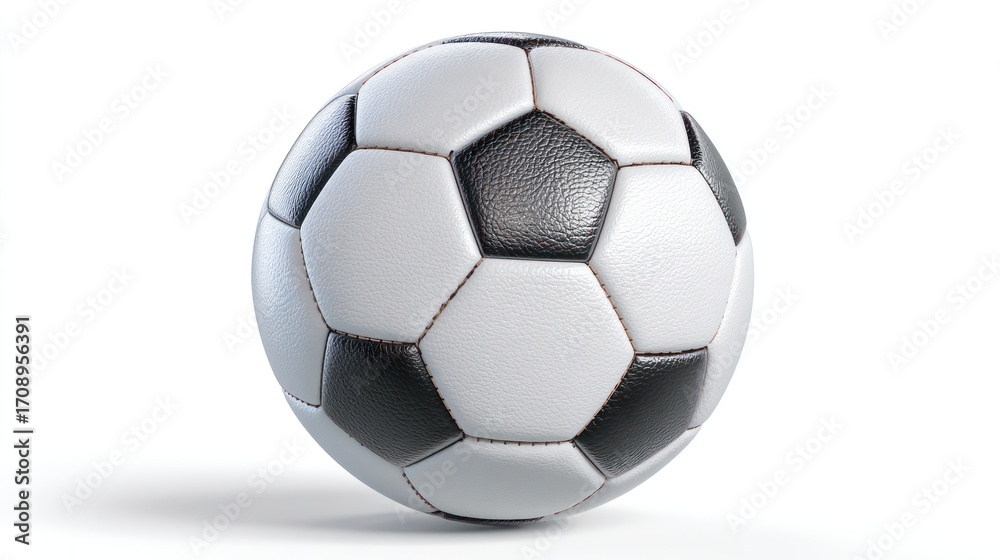 Fototapeta premium Soccer ball isolated white background