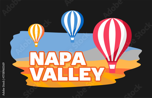 Napa Valley California with beautiful views