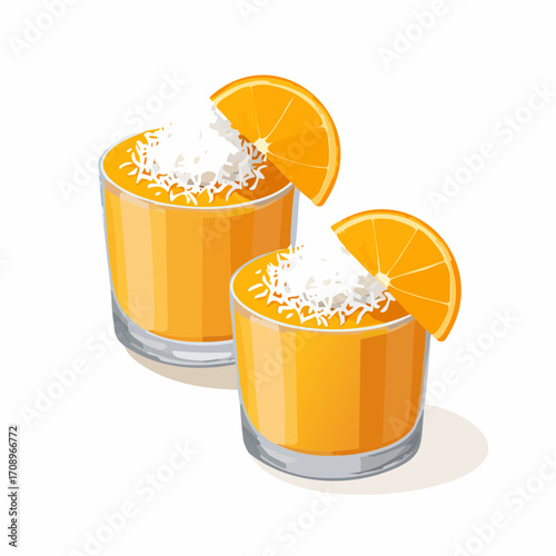 Orangendessert