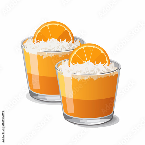 Orangendessert