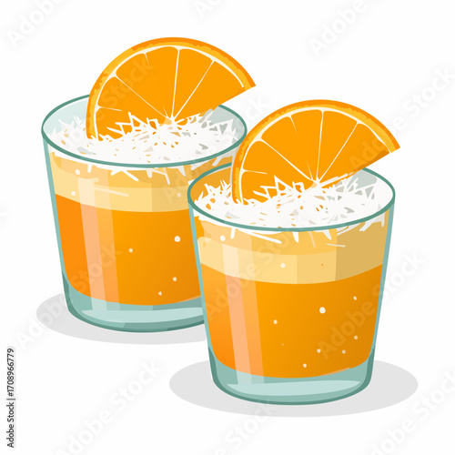 Orangendessert