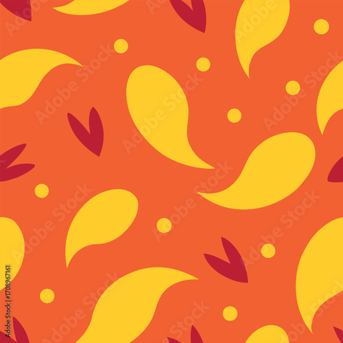 Irregular Hand Drawn Seamless Pattern for Modern Prints and Backgrounds