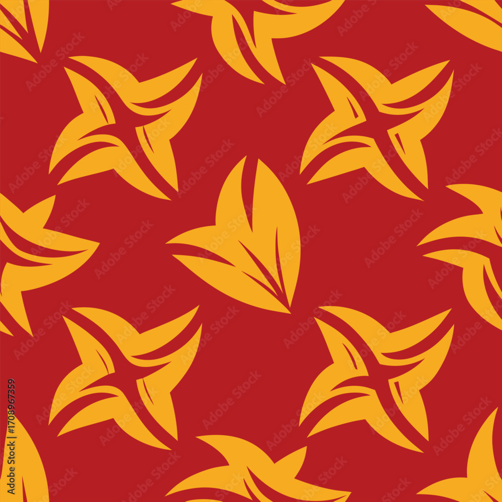 Fototapeta premium Irregular Hand Drawn Seamless Pattern for Modern Prints and Backgrounds