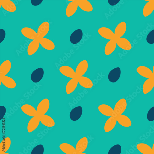 Irregular Hand Drawn Seamless Pattern for Modern Prints and Backgrounds