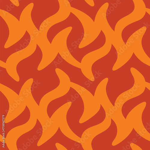 Irregular Hand Drawn Seamless Pattern for Modern Prints and Backgrounds