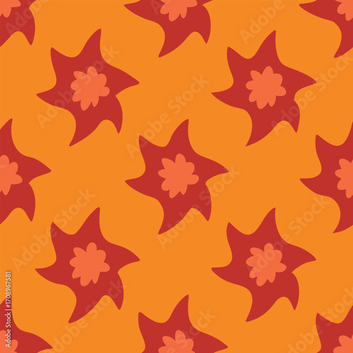 Irregular Hand Drawn Seamless Pattern for Modern Prints and Backgrounds