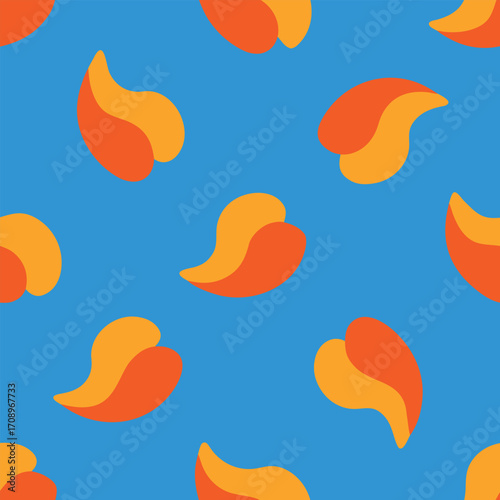 Irregular Hand Drawn Seamless Pattern for Modern Prints and Backgrounds