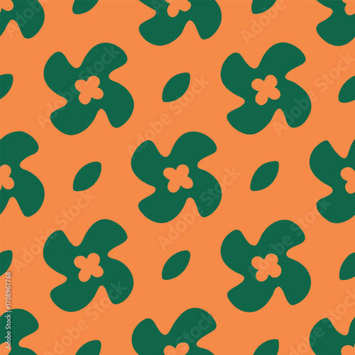 Irregular Hand Drawn Seamless Pattern for Modern Prints and Backgrounds