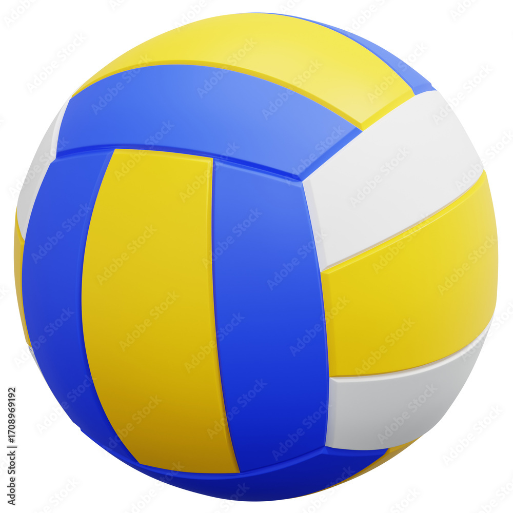 Fototapeta premium 3D Volleyball Icon