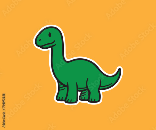 Brontosaurus vector illustration